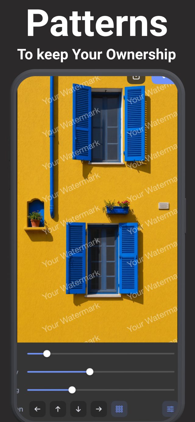 A repeating pattern watermark covering a full photo